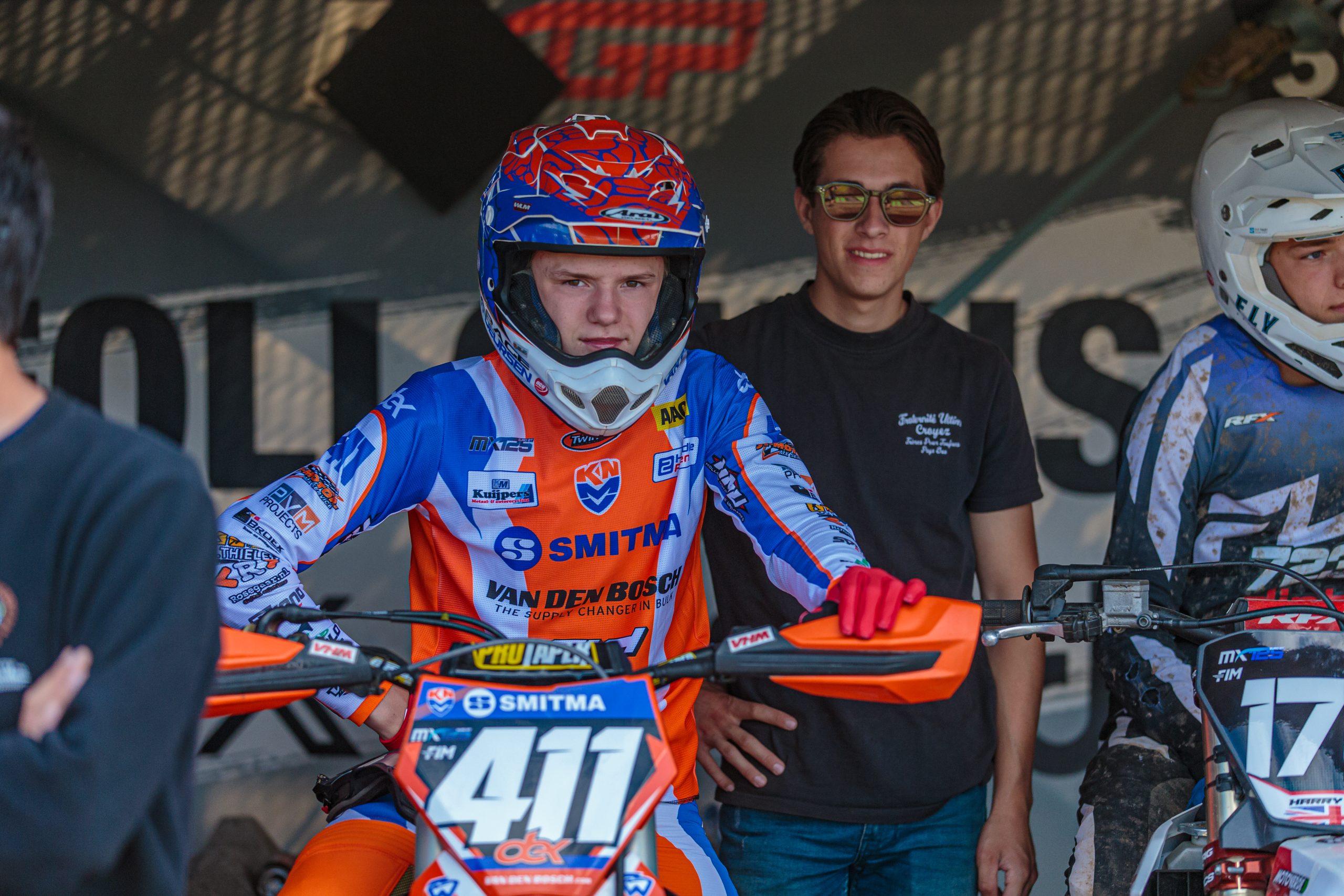 Leerzame EMX125 wedstrijd in Engeland voor Dex van den Broek