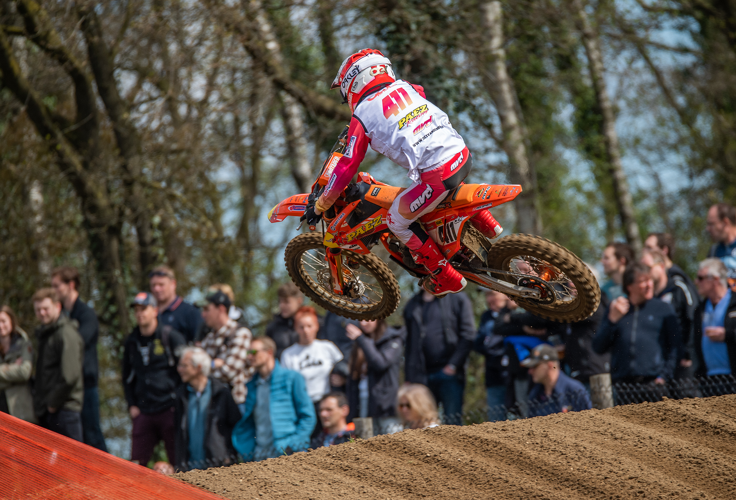 Dex van den Broek pakt een vierde plaats in de Dutch Masters of Motocross in Markelo