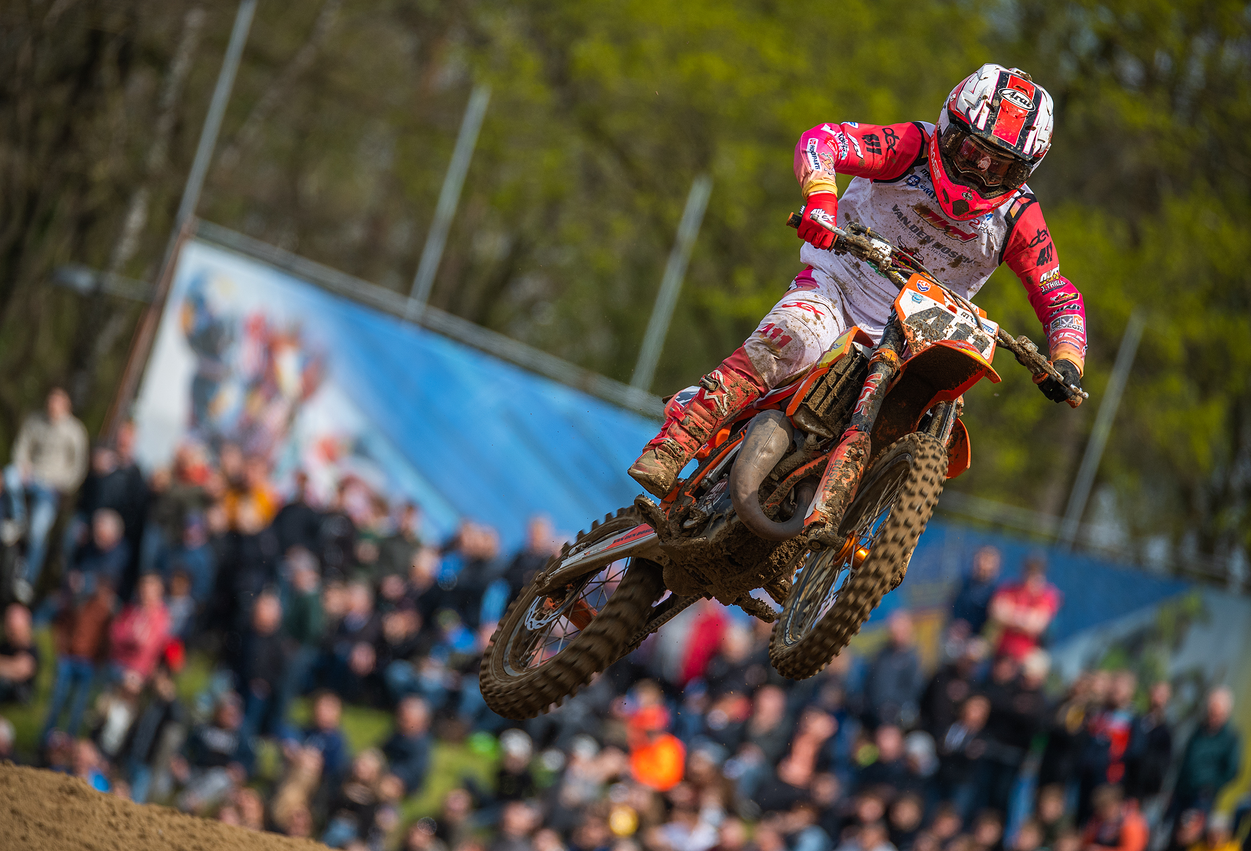 Dex van den Broek pakt een vierde plaats in de Dutch Masters of Motocross in Markelo