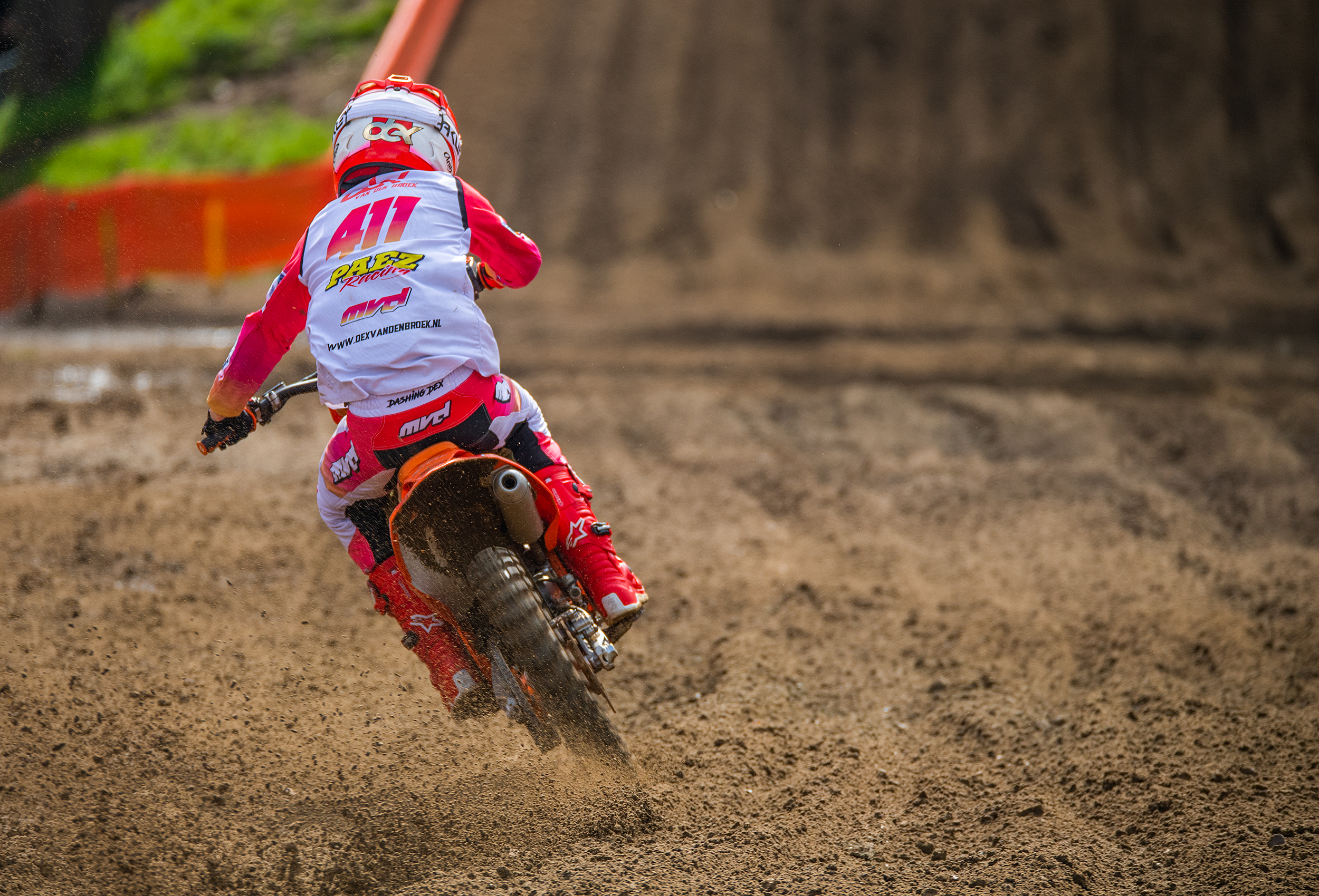 Dex van den Broek pakt een vierde plaats in de Dutch Masters of Motocross in Markelo