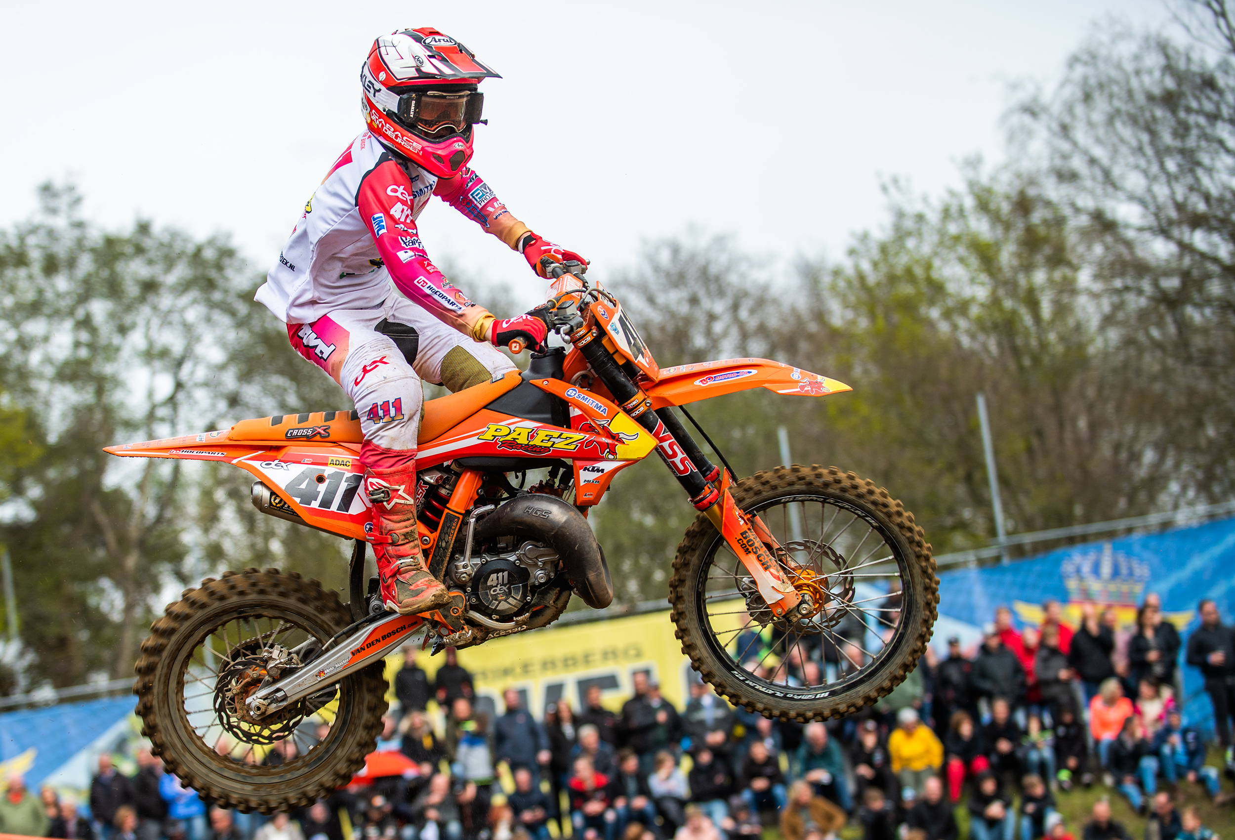 Dex van den Broek pakt een vierde plaats in de Dutch Masters of Motocross in Markelo