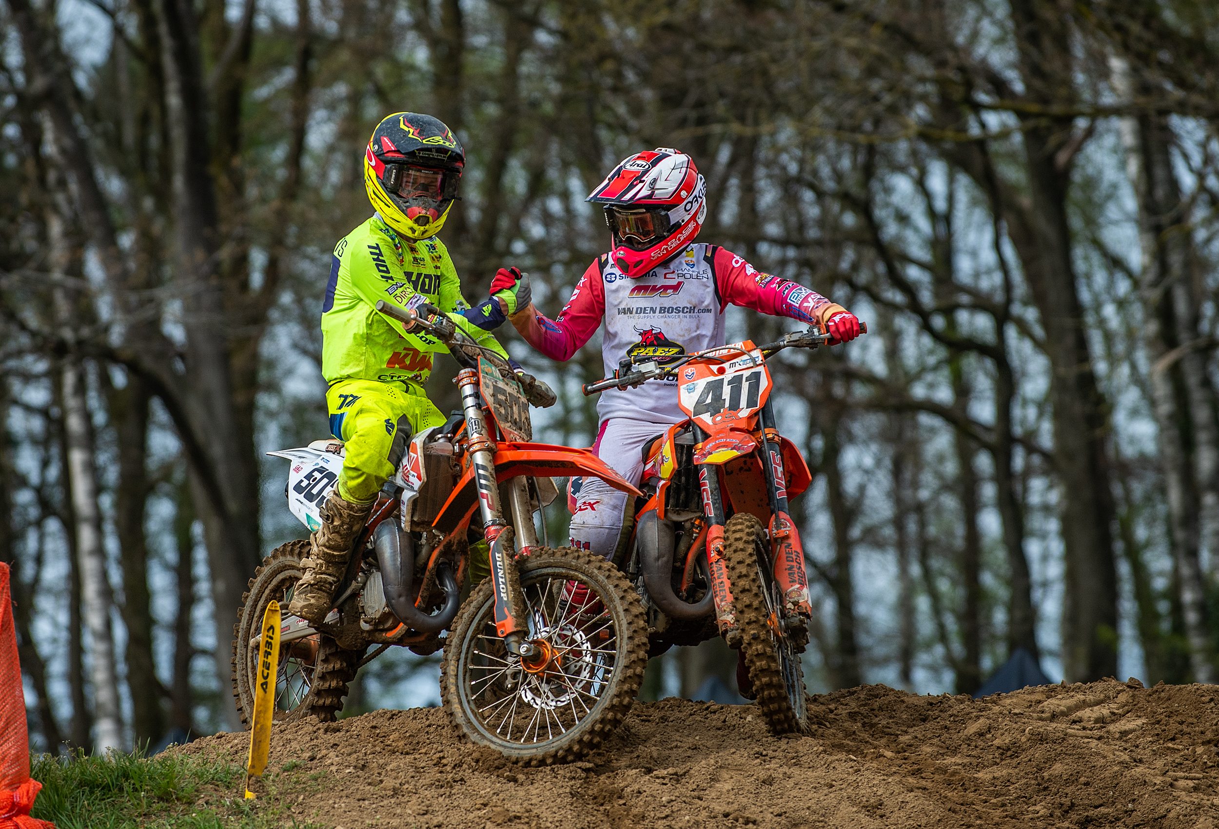 Dex van den Broek pakt een vierde plaats in de Dutch Masters of Motocross in Markelo