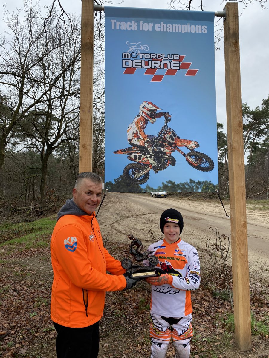 MC Deurne heeft leuke verrassing voor Dex aan het begin van 2021