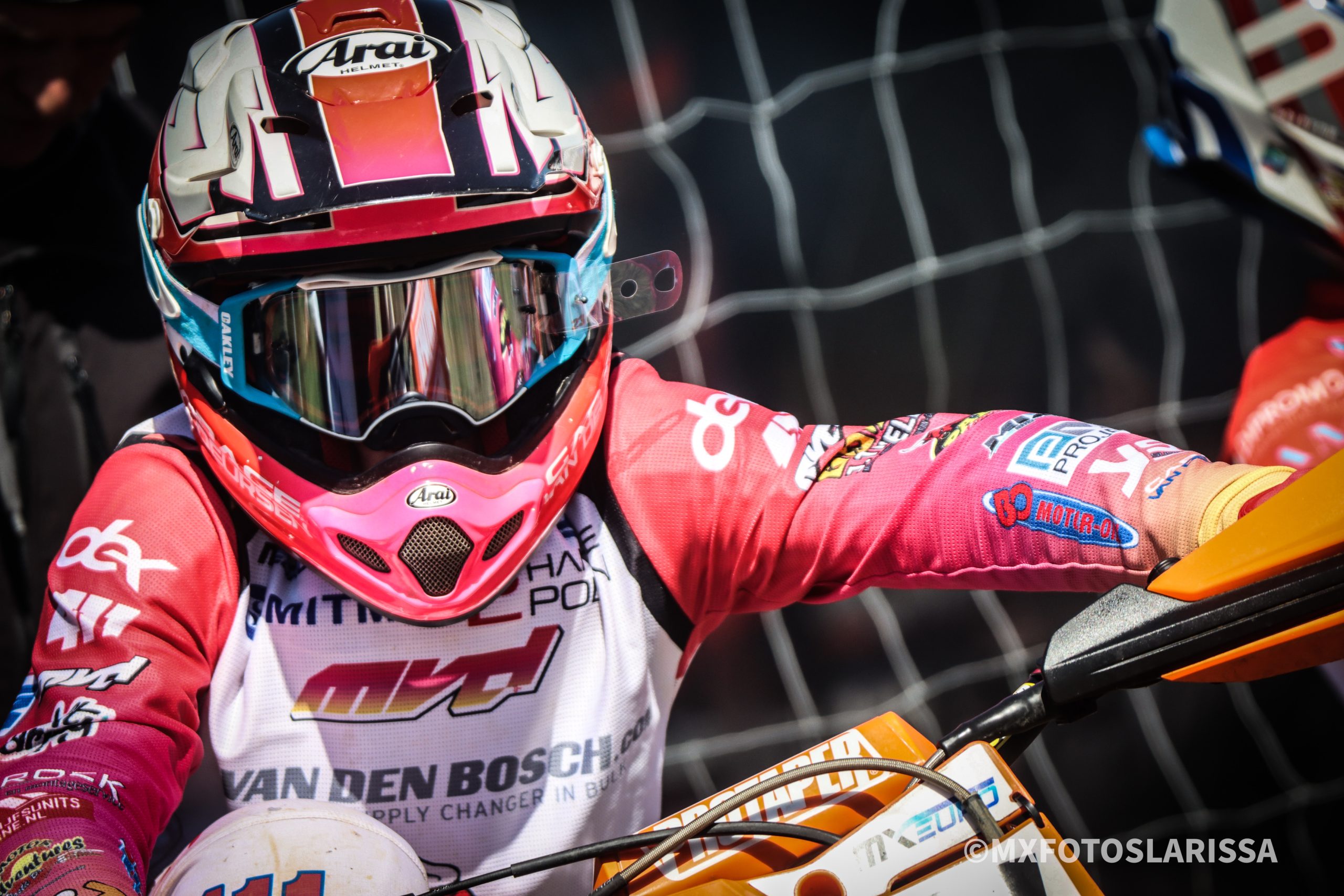 Dex van den Broek komt dicht bij manche zege in EMX85 in Duitsland