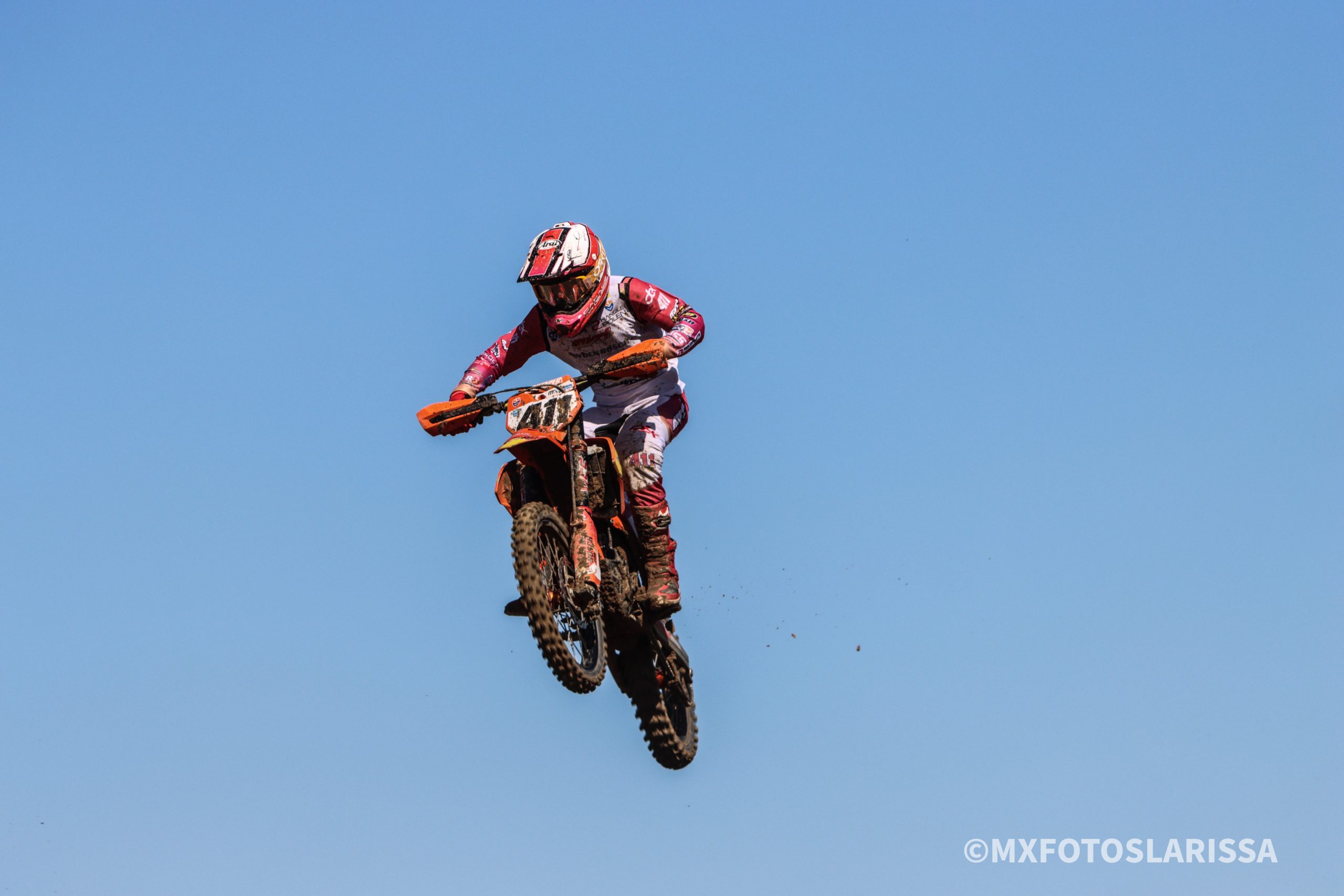 Dex van den Broek komt dicht bij manche zege in EMX85 in Duitsland
