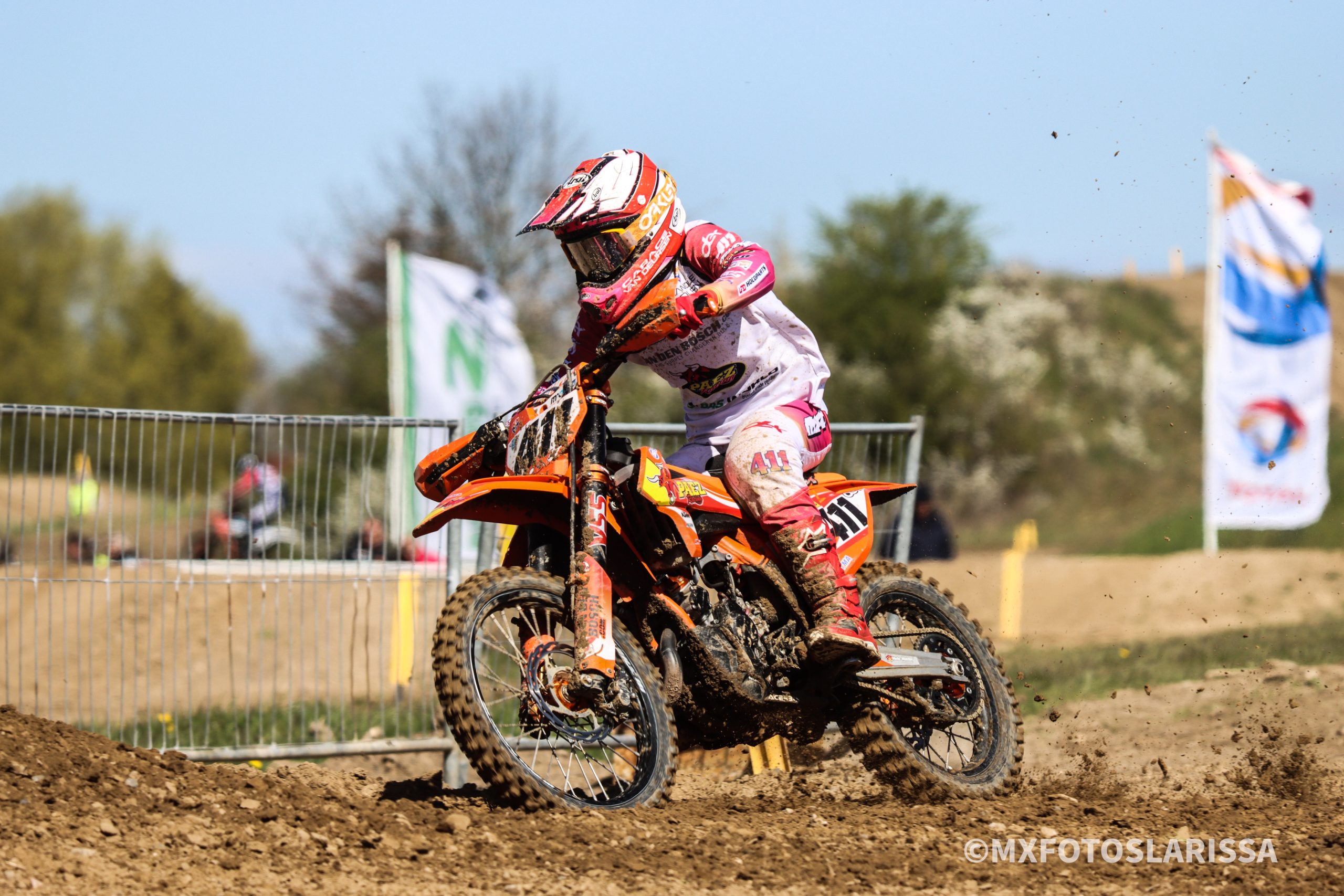 Dex van den Broek komt dicht bij manche zege in EMX85 in Duitsland