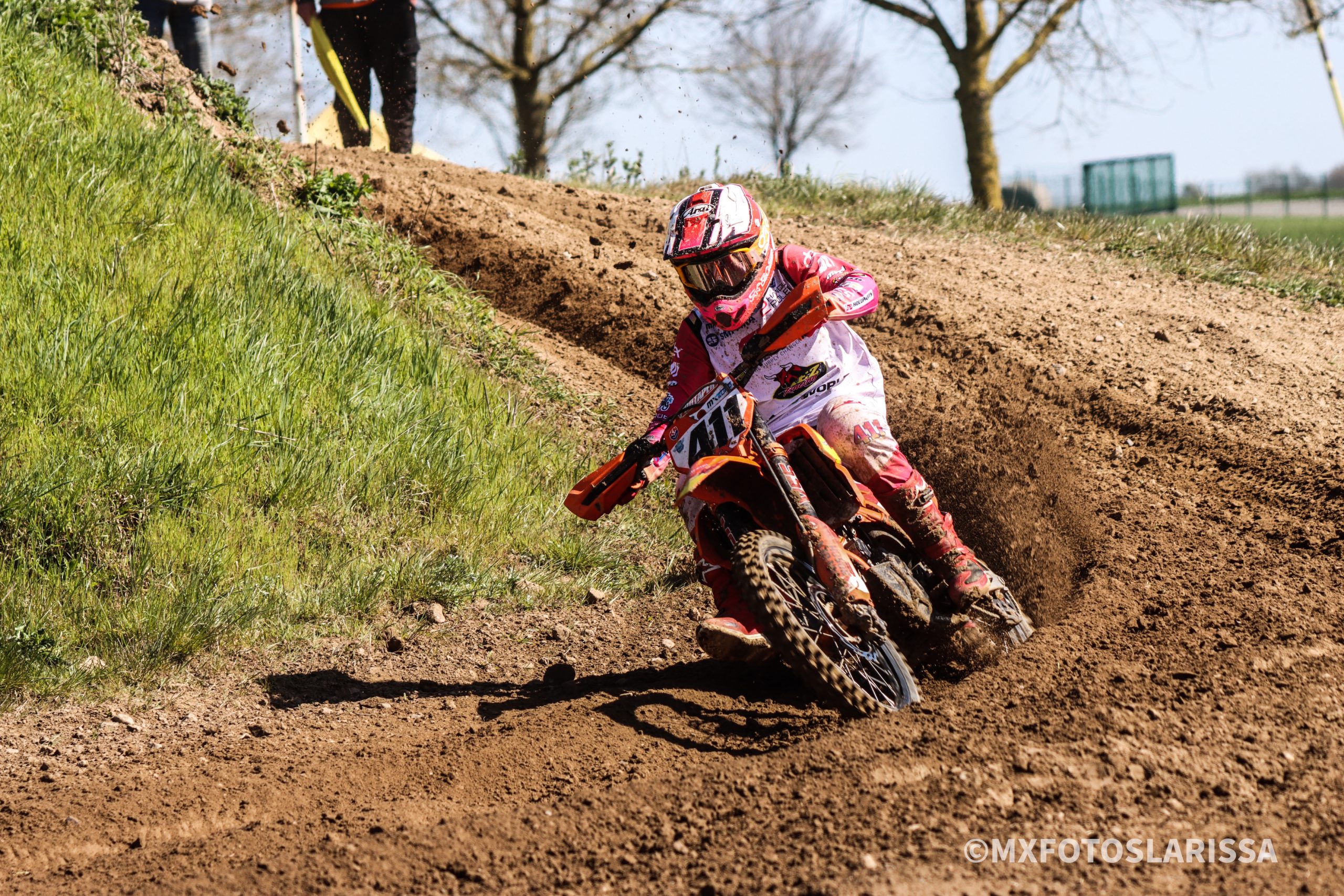 Dex van den Broek komt dicht bij manche zege in EMX85 in Duitsland