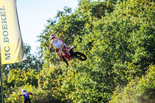 Dex van den Broek derde in het Open Nederlands Kampioenschap 85cc grote wielen