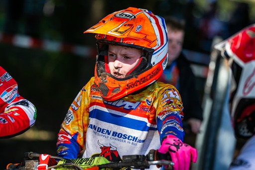 Dex van den Broek derde in het Open Nederlands Kampioenschap 85cc grote wielen