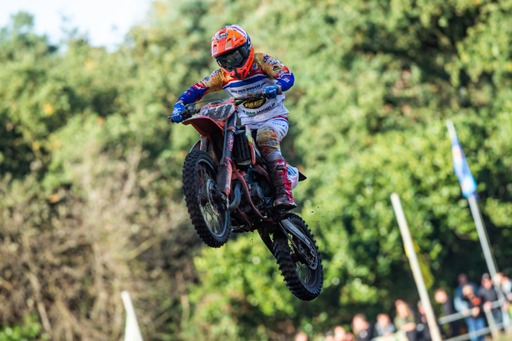 Dex van den Broek derde in het Open Nederlands Kampioenschap 85cc grote wielen